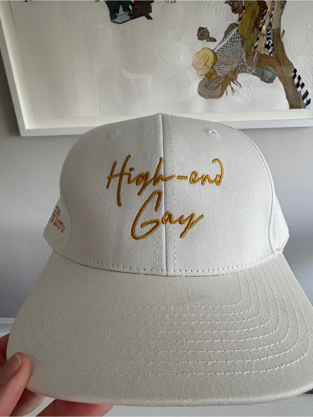 White Lotus “High End Gay” Adjustable Baseball Cap
